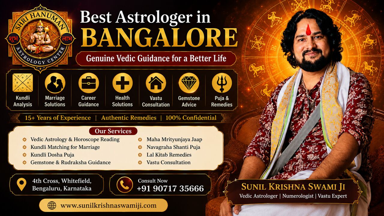 Bangalore, Business, Best Astrologer Near Me | Sunil Krishna Swami Ji
