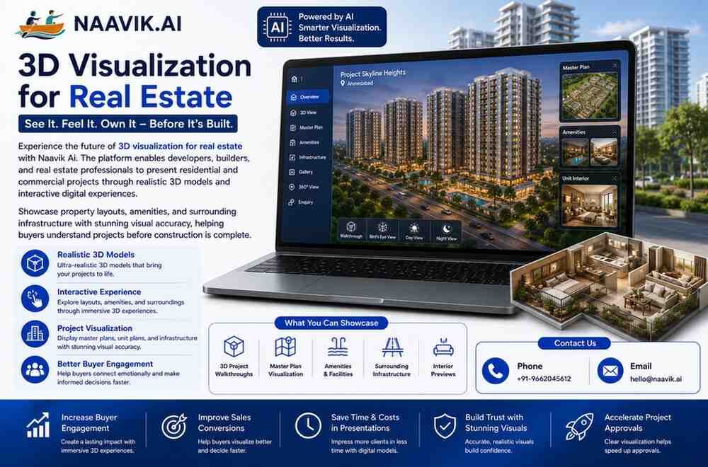 Mumbai, Business, 3D Visualization For Real Estate - Naavik Ai