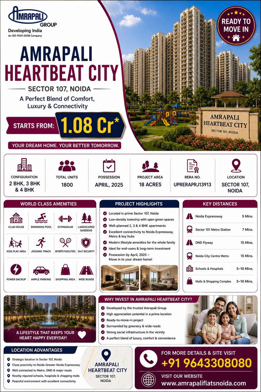 Noida, Real Estate, If You Are Looking For A Luxurious 2BHK Residential Apartment In Noida, Take A Look At The