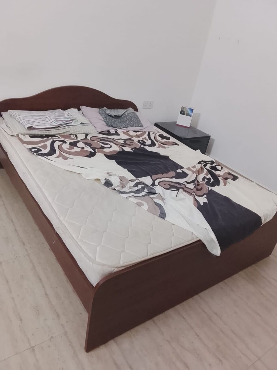 Adliya, Furniture, BHD 45,  Wooden Double Cot With Bed