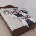 BHD 45,  Wooden Double Cot With Bed