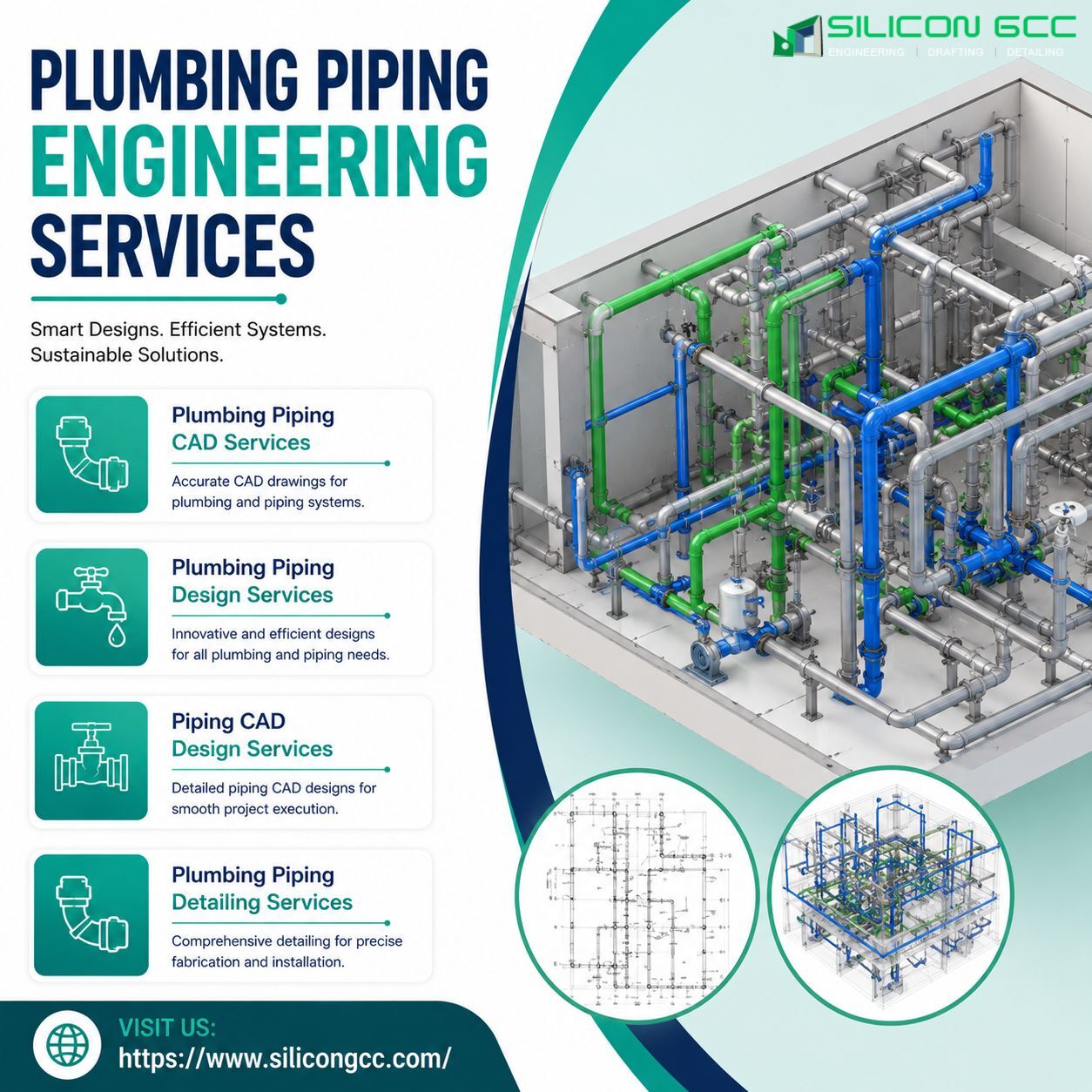 Abu Dhabi, Construction, Plumbing Piping Engineering Services In Abu Dhabi, UAE