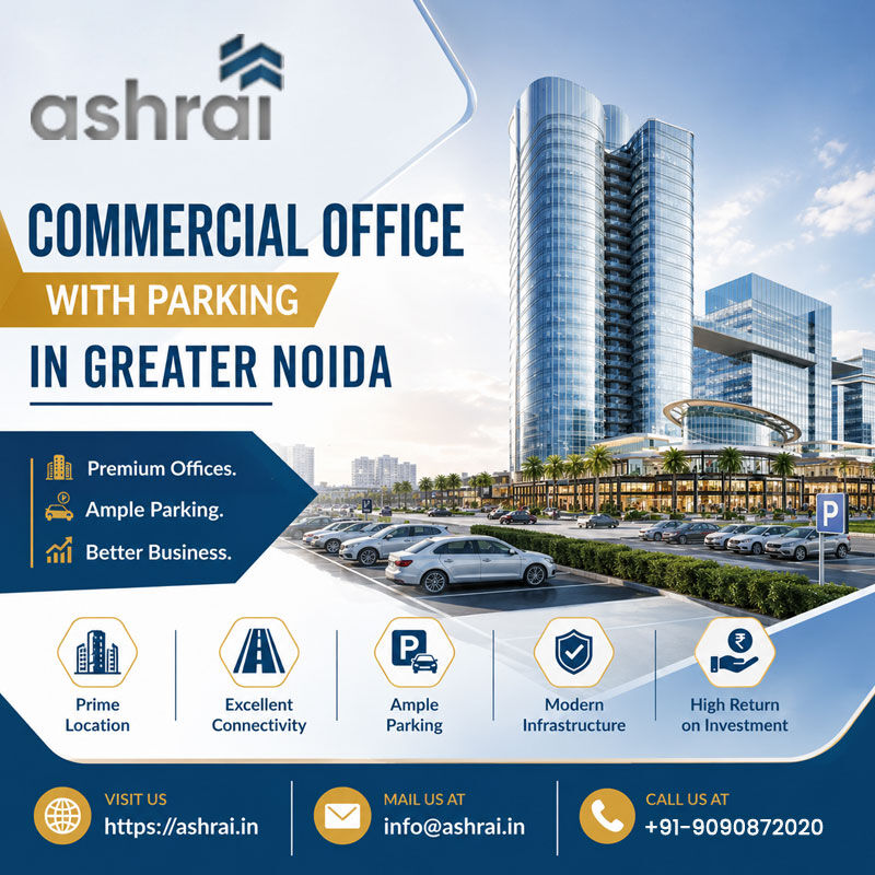 Greater Noida, Offices, INR 0,  Commercial Office With Parking In Greater Noida | Ashrai