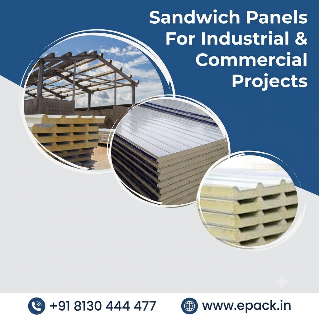 Greater Noida, Construction, Sandwich Panels For Industrial & Commercial Projects