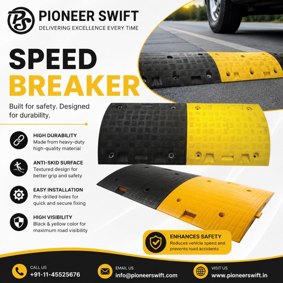 New Delhi, Heavy Equipment, Road Safety Speed Breaker Manufacturer | Pioneer Swift