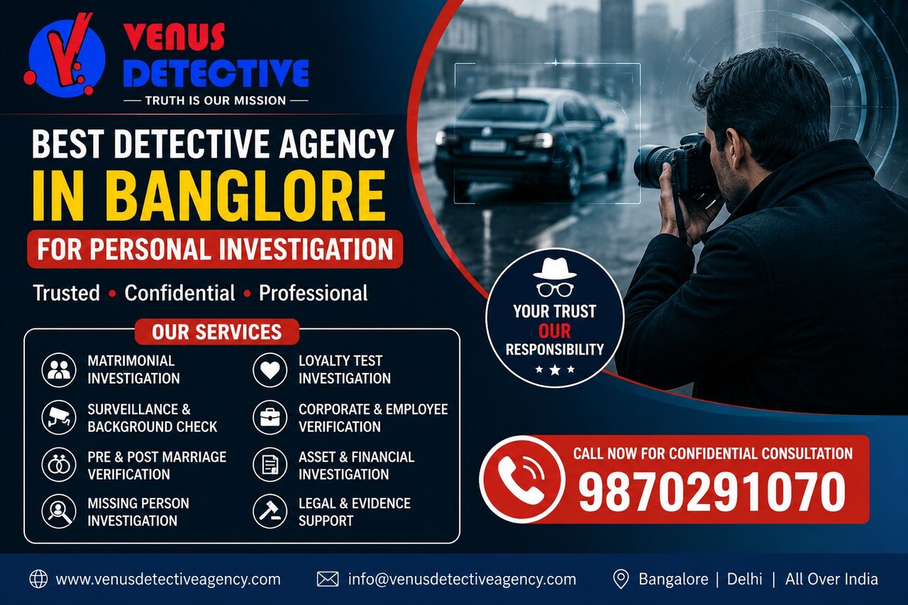 Mumbai, Legal, Best Detective Agency In Banglore For Personal Investigation | Venus Detective Agency