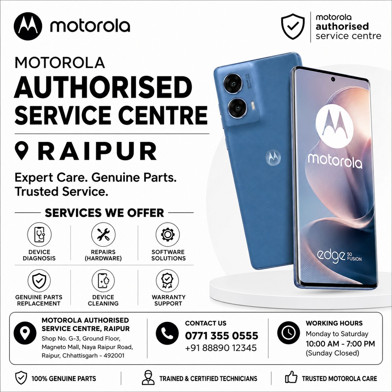 Chandigarh, Computer, Motorola Service Center In Raipur | Motorola Mobile Repair & Support