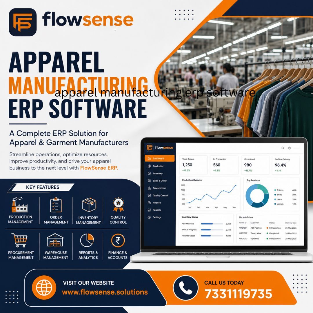 Hyderabad, Software Development, Apparel Manufacturing Erp Software