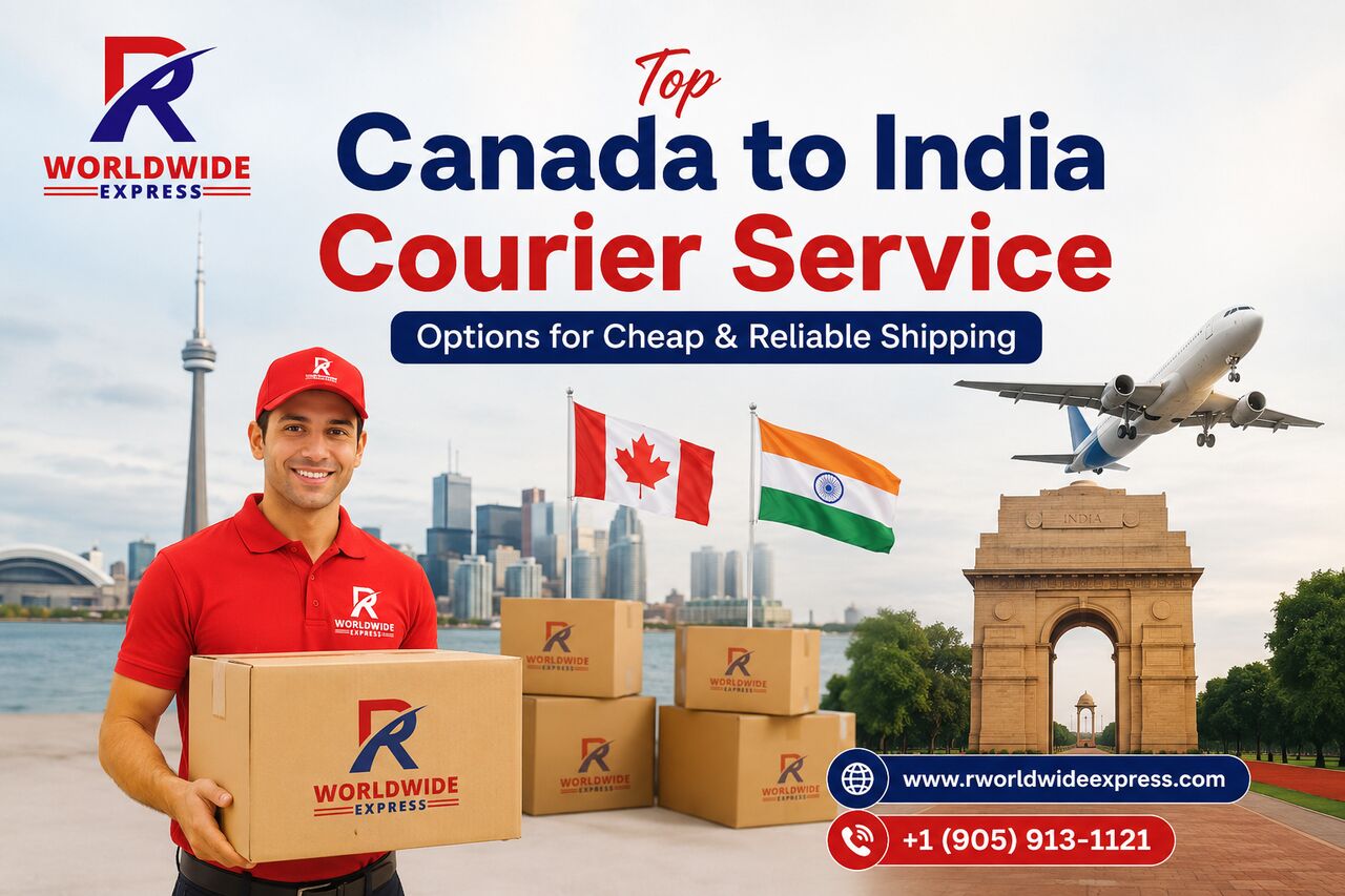 Brampton, Pick Up & Drop Off, Top Canada To India Courier Service For Cheap & Reliable Shipping In 2026