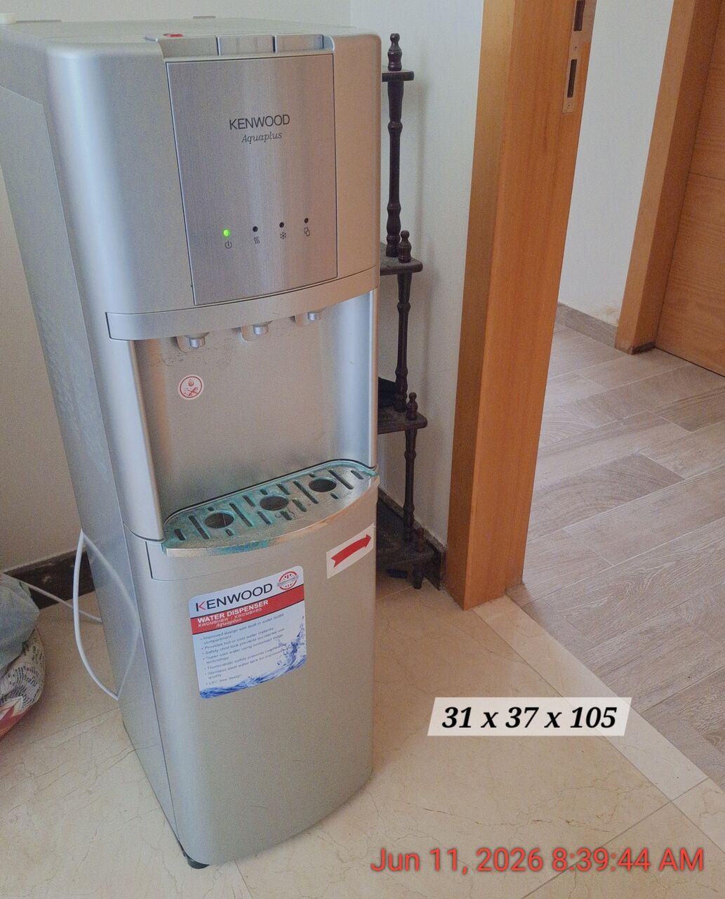 Manama, Appliances, BHD 28,  Water Dispenser Hot & Cold Bottom Load With 2 Bottles