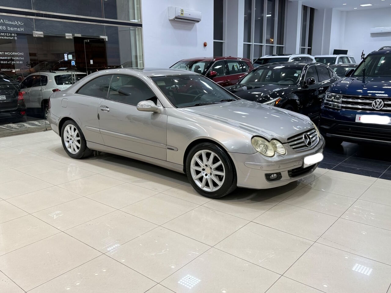 Manama, Vehicles, Cars & Trucks , BHD 1750,  Mercedes Benz CLK-280,  2008,  Automatic,  178300 KM,   /  (Silver)