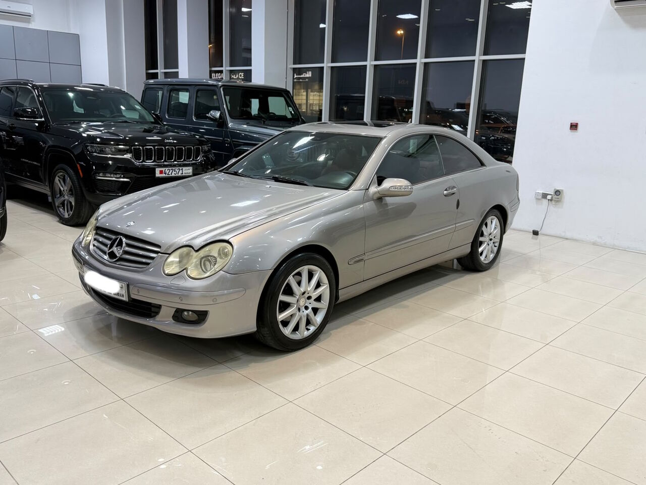 Manama, Vehicles, Cars & Trucks , BHD 1750,  Mercedes Benz CLK-280,  2008,  Automatic,  178300 KM,   /  (Silver)