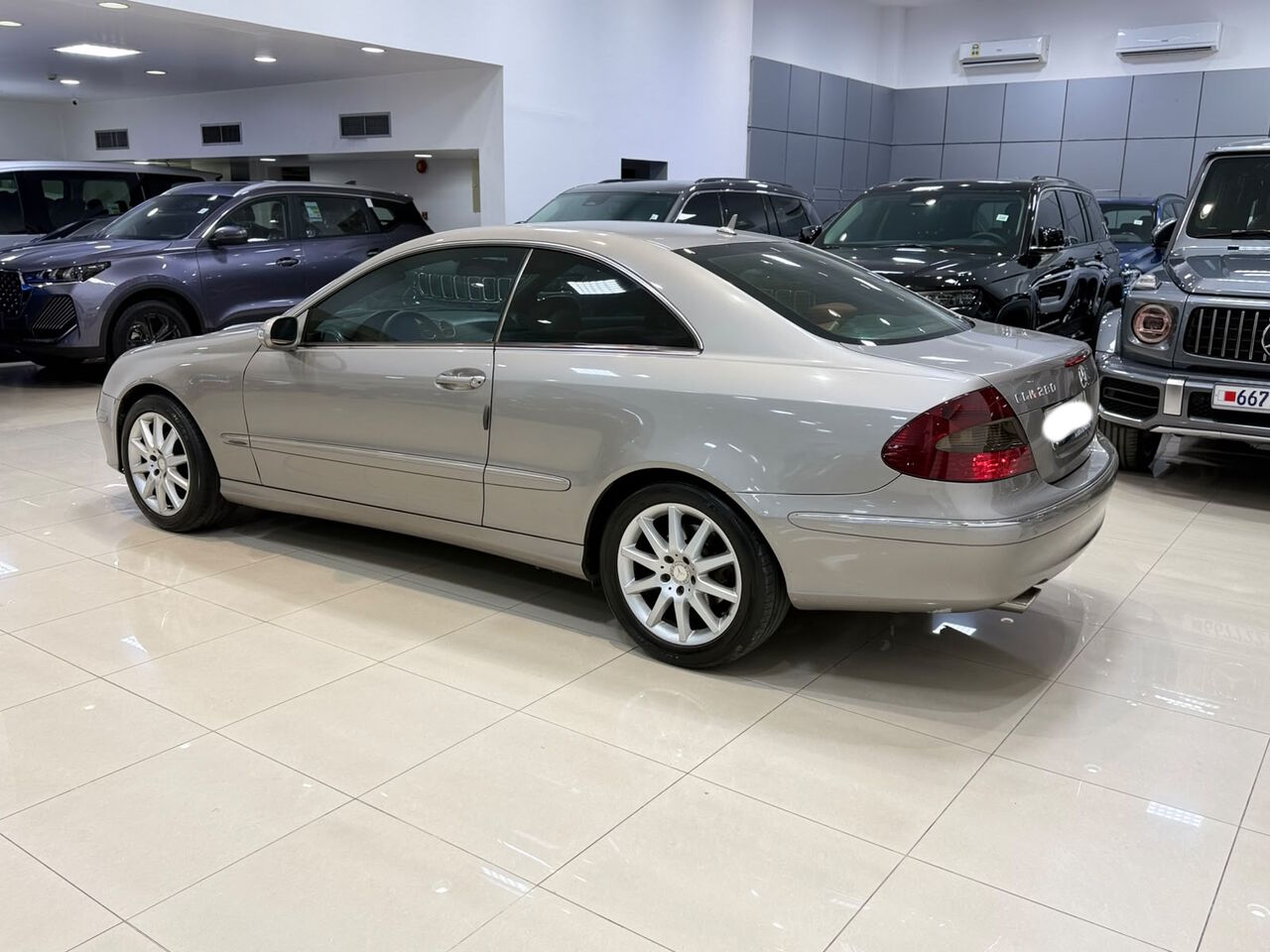 Manama, Vehicles, Cars & Trucks , BHD 1750,  Mercedes Benz CLK-280,  2008,  Automatic,  178300 KM,   /  (Silver)