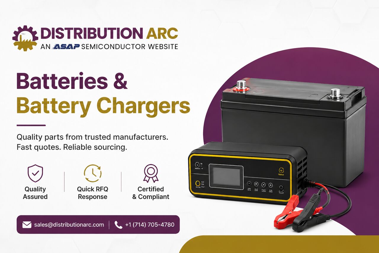 New York, Business, Batteries And Battery Chargers Parts Supplier | Distribution Arc