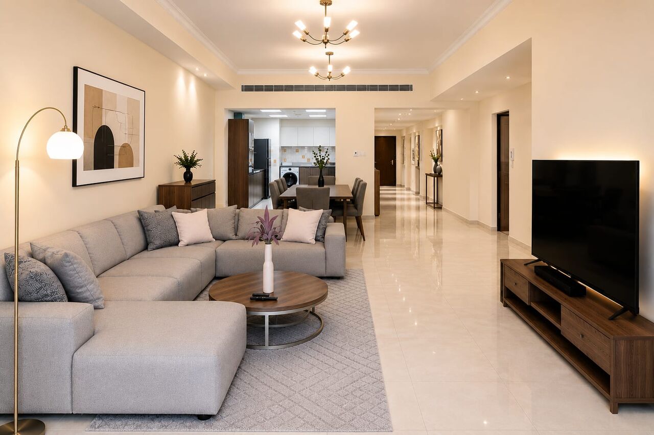 Juffair, Buildings, 165 Sq. Meter,  3 Bedroom Apartments Available