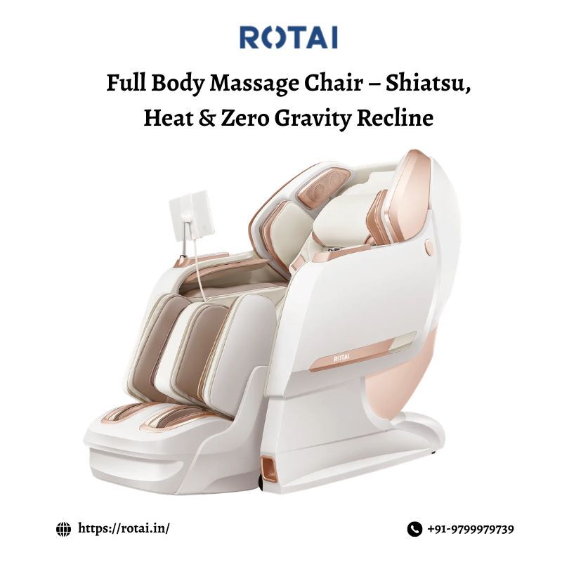 Jaipur, Machinery, INR 649999,  Full Body Massage Chair &ndash; Shiatsu, Heat & Zero Gravity Recline