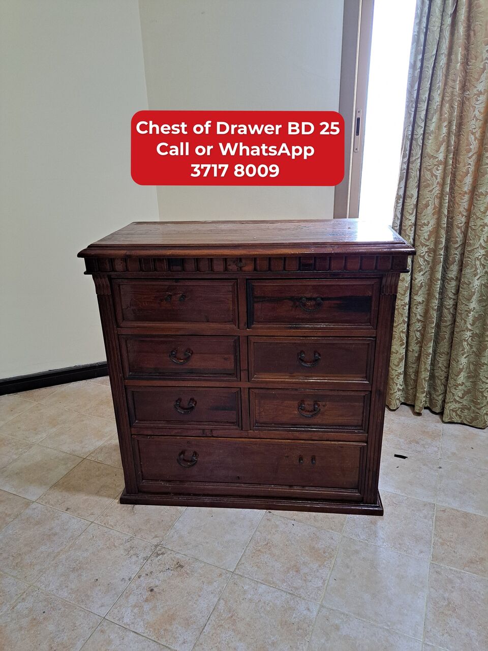 Manama, Furniture, BHD 25,  🌐🌍Chest Of Drawer In Good Condition For Sale With Delivery