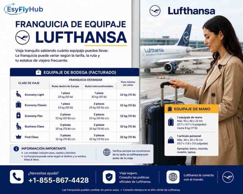 New York, Travel, ¿Cuál Es La Franquicia De Equipaje De Mano De Lufthansa?