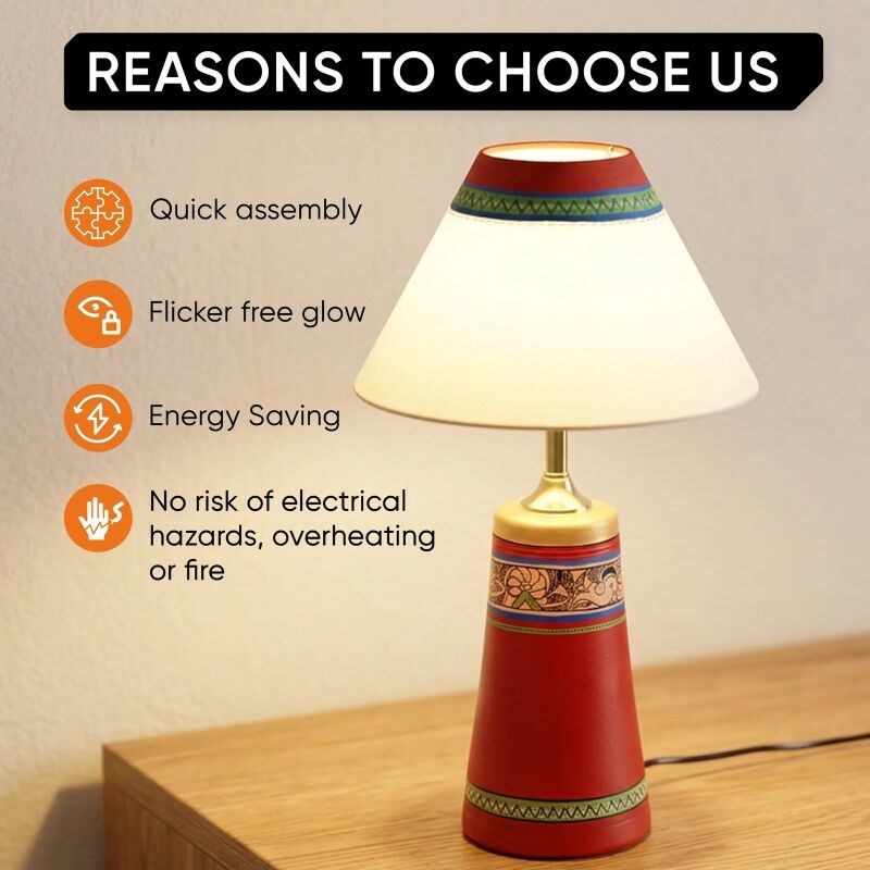 Mumbai, Furniture, INR 3129,  Handcrafted Table Lamps Online For Stylish Interiors