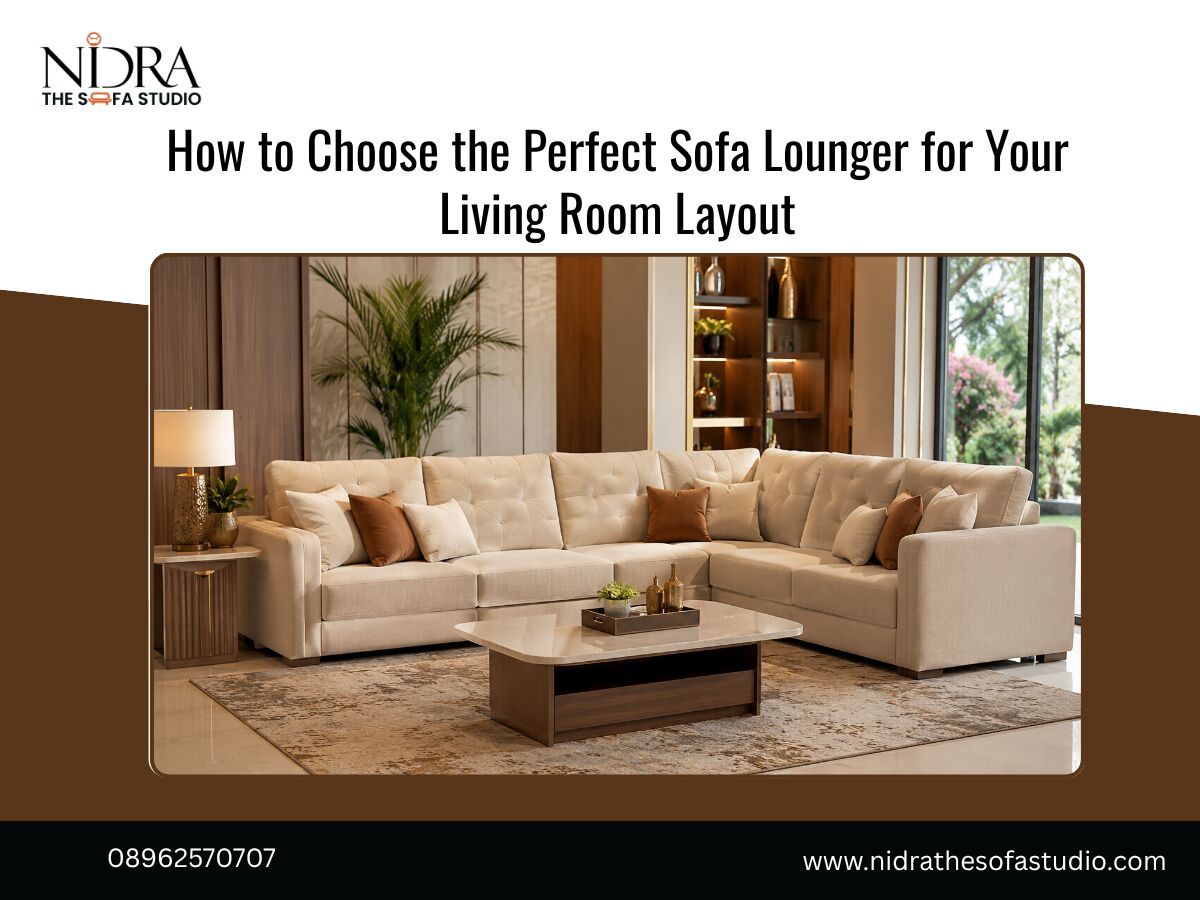 Indore, Cleaning, How To Choose The Perfect Sofa Lounger For Your Living Room Layout