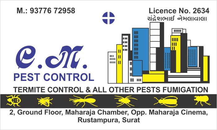 Ahmedabad, Pest Control, Best Pest Control Services In Surat - C M Pest Control