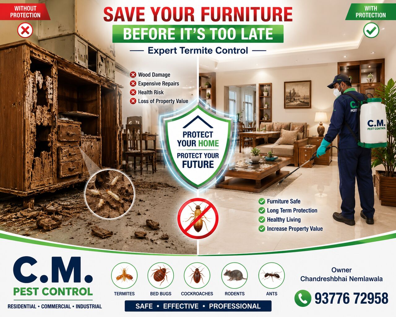 Ahmedabad, Pest Control, Best Pest Control Services In Surat - C M Pest Control