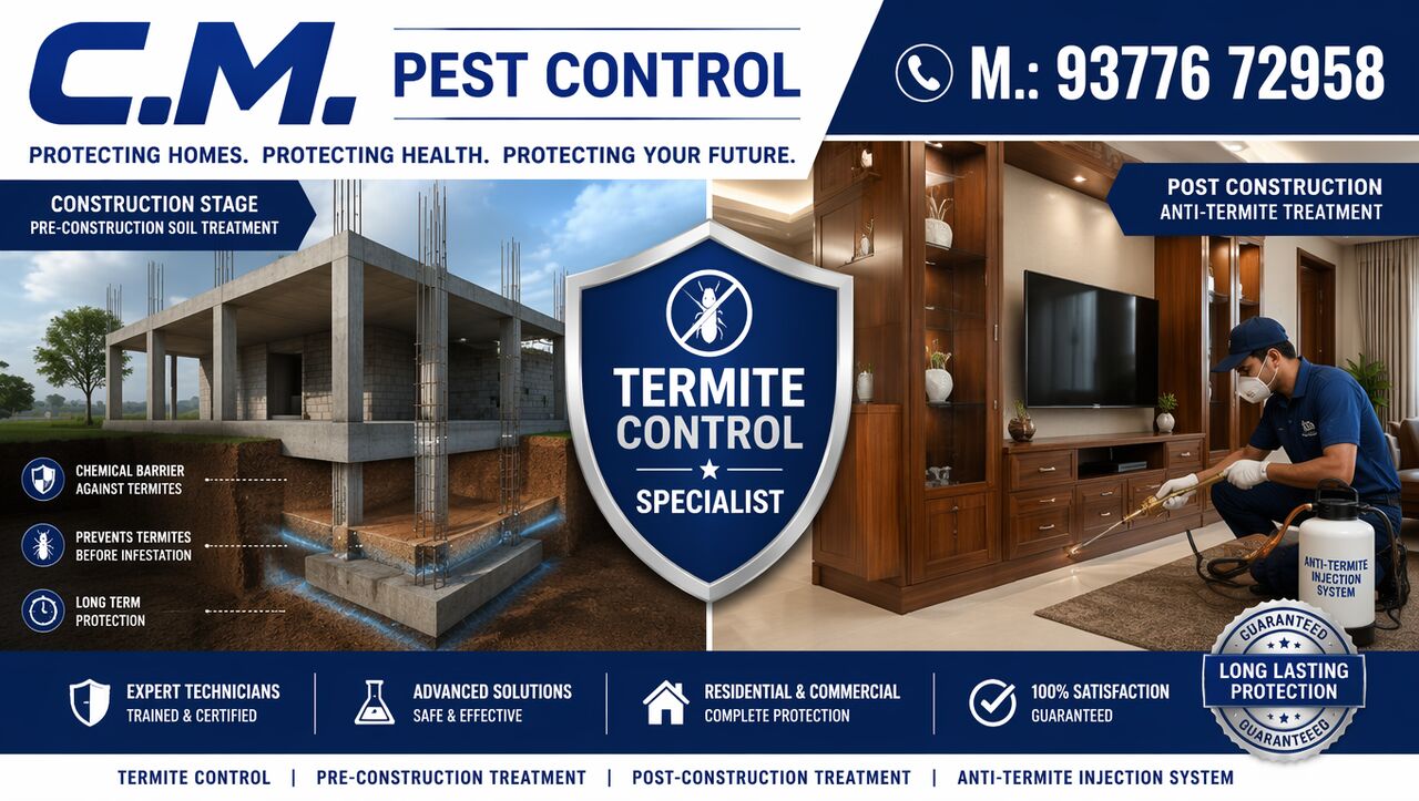 Ahmedabad, Pest Control, Best Pest Control Services In Surat - C M Pest Control