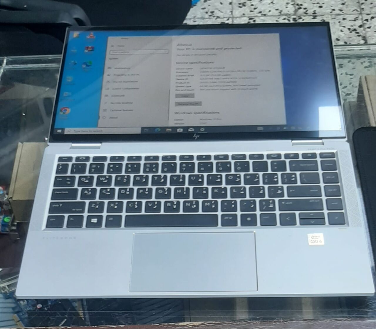 Al Sharafeyah, Computers, SAR 1650,  Laptop HP EliteBook X360 Touch I5 10th Gen Ram 16gb SSD 512gb Org Win 11