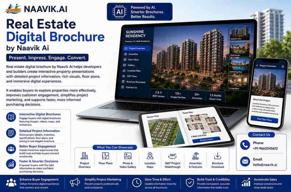 Mumbai, Business, Real Estate Digital Brochure - Naavik Ai