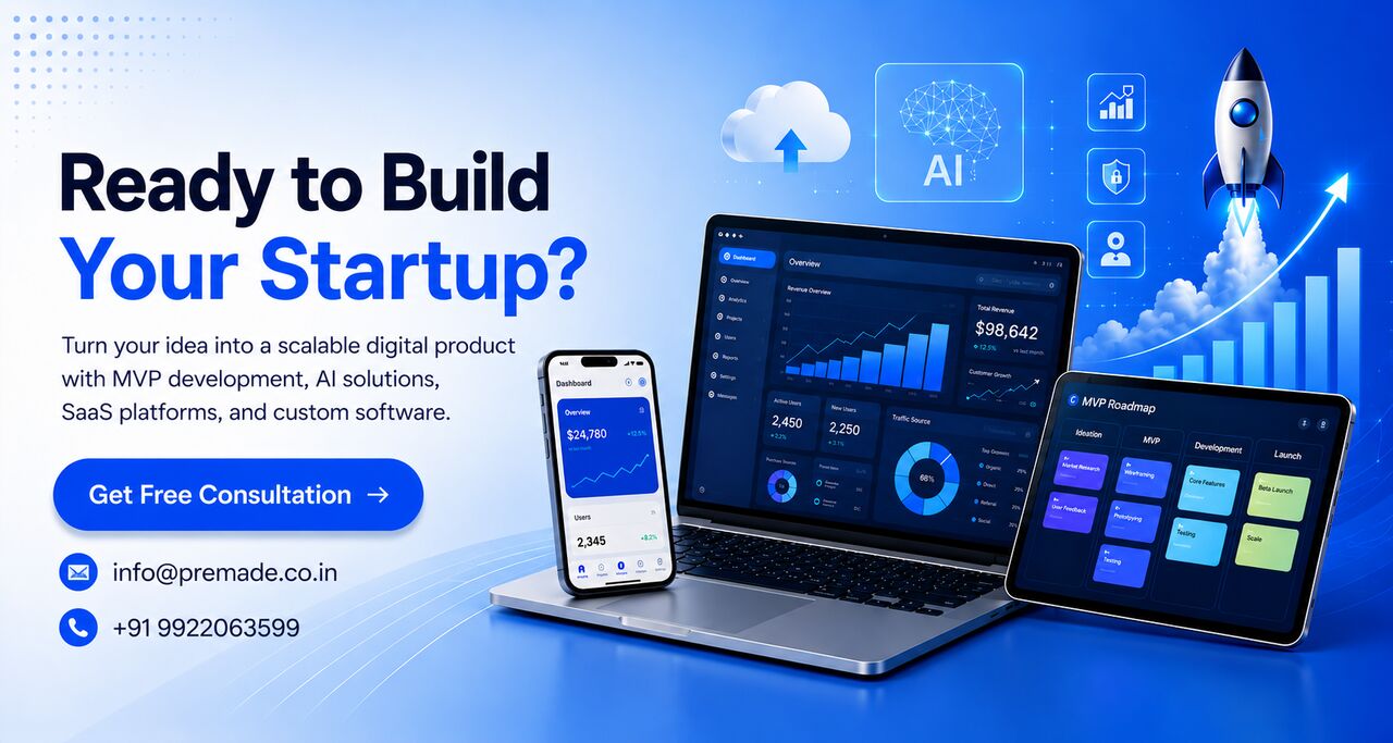Mumbai, Business, Premade Innovations Pvt. Ltd. | AI, Software, Web & Mobile App Development Company