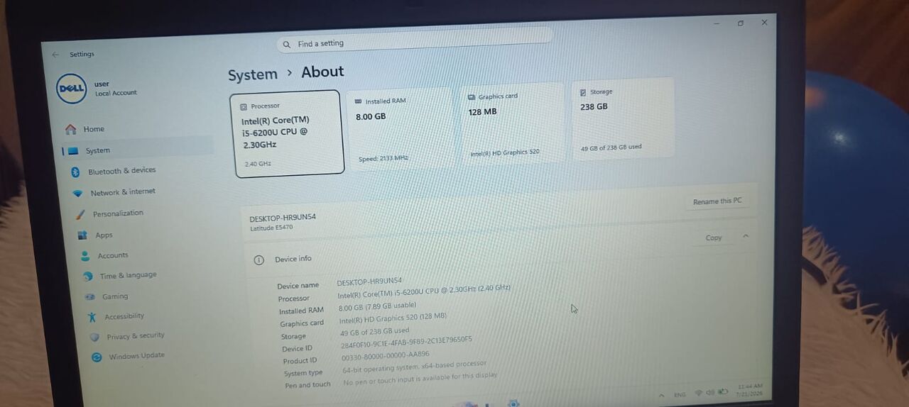 Jeddah, Computers, SAR 1000,  Laptop For Sale