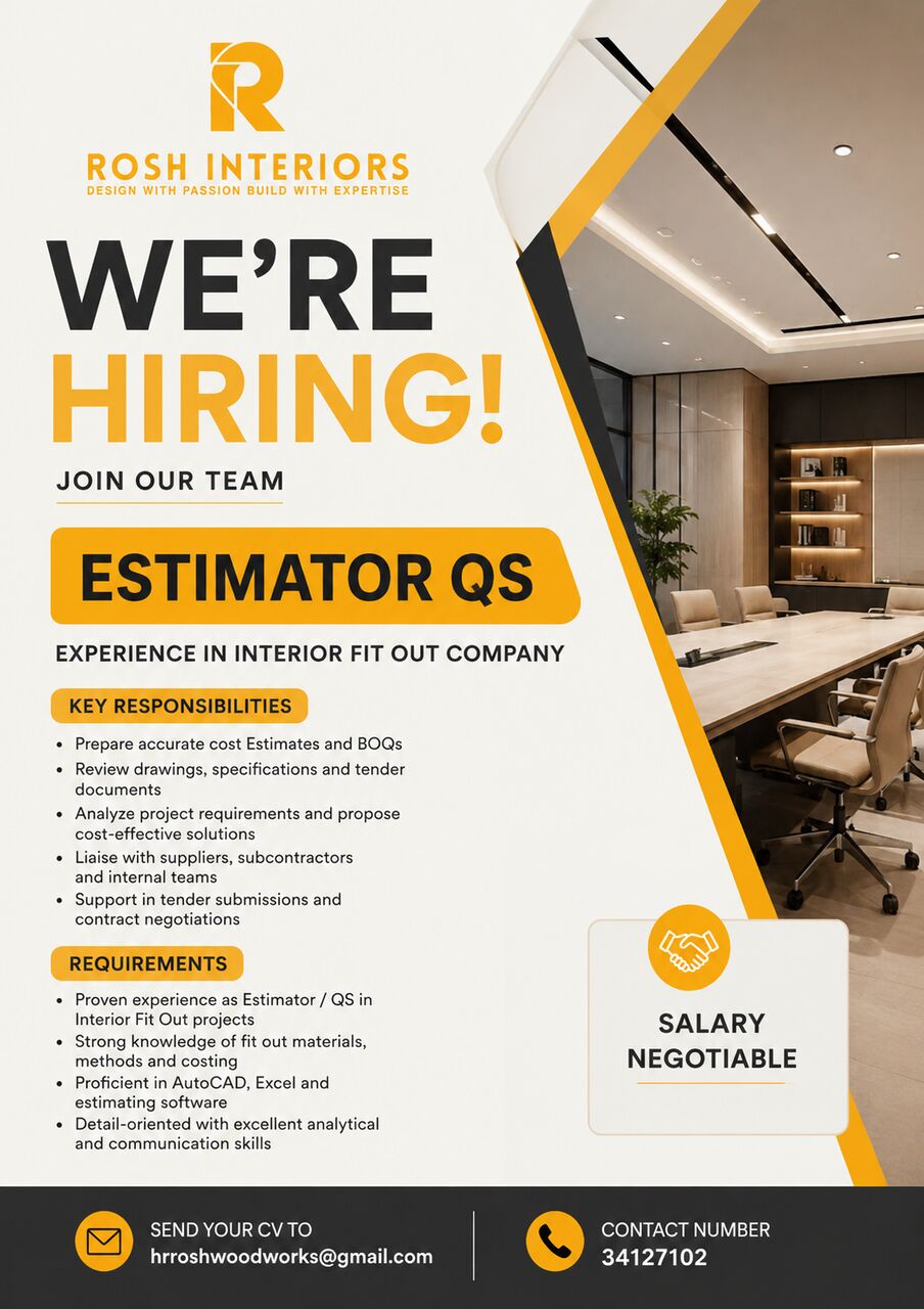 Manama, Jobs, QS Estimator