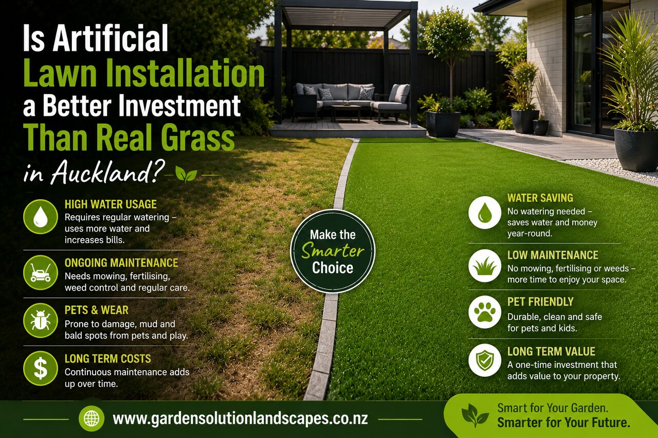 Auckland, Farm/Garden, Is Artificial Lawn Installation A Better Investment Than Real Grass In Auckland?