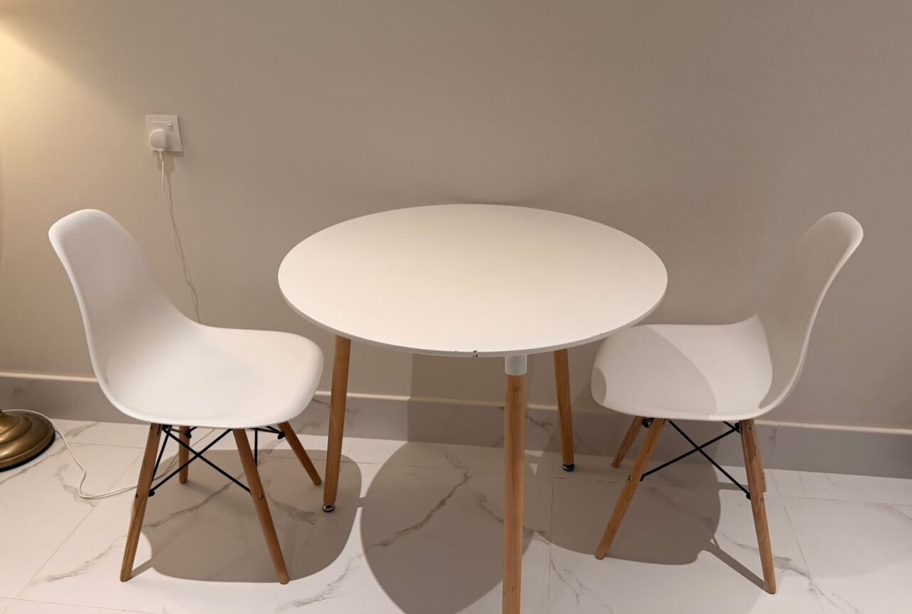 Al Saadah, Furniture, SAR 300,  2-Seater Round Dining Set