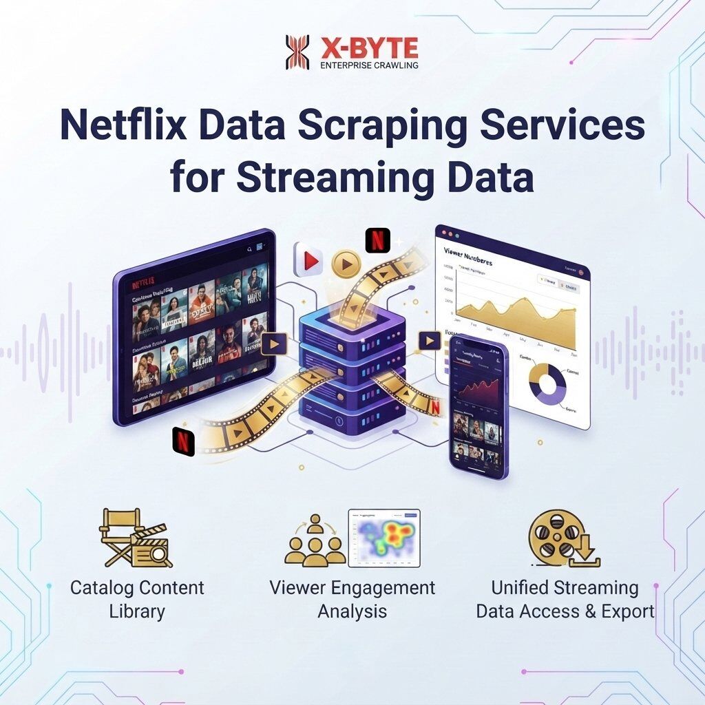 Tbilisi, Software Development, Netflix Data Scraping Services For Streaming Data