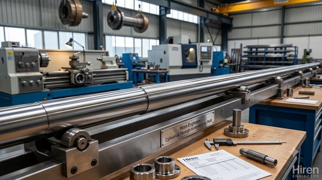 Ahmedabad, Business, Cylindrical Through Hardened Long Shaft - Hiren Engineers