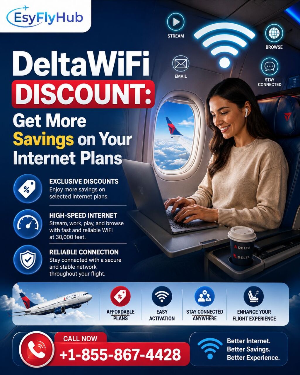 New York, Tickets, DeltaWiFi Discount: Get More Savings On Your Internet Plans