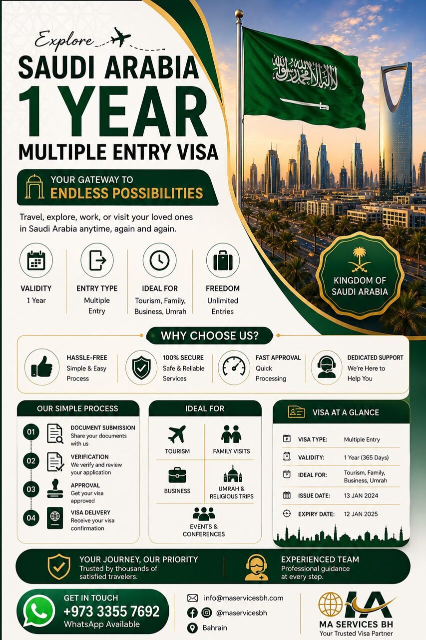 Manama, Business, VISA SRVICES
