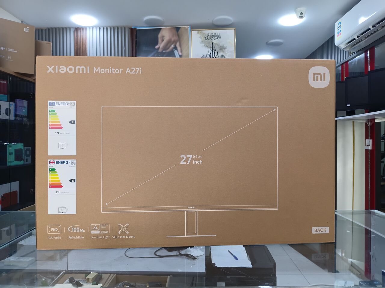 Riffa, Computers, BHD 53,  XIAOMI Monitor A27i 27" Full HD IPS 100Hz Gaming Monitor | Brand New | BD 53 Only