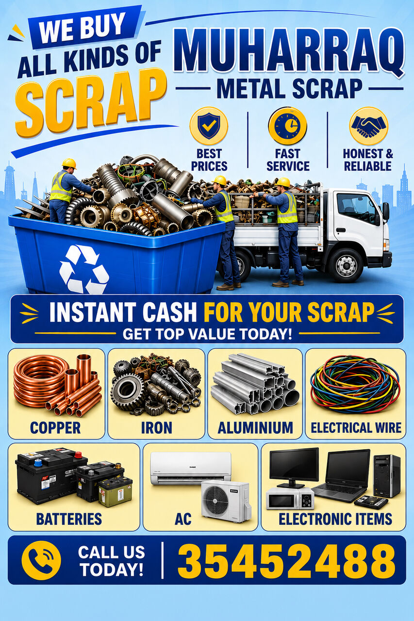 Muharraq, Items Wanted, We Buy All Kinds Of Scrap