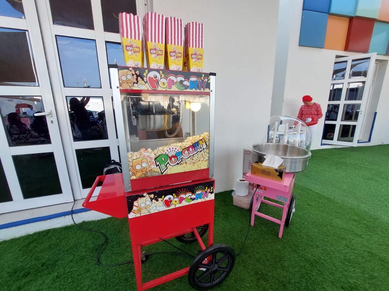 Ajman, Food, AED 1,  Popcorn & Cotton Candy Machine Rental | AJMAN