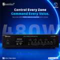 QAR 1730,  Secuview 480W Public Address Amplifier With 4 Zones