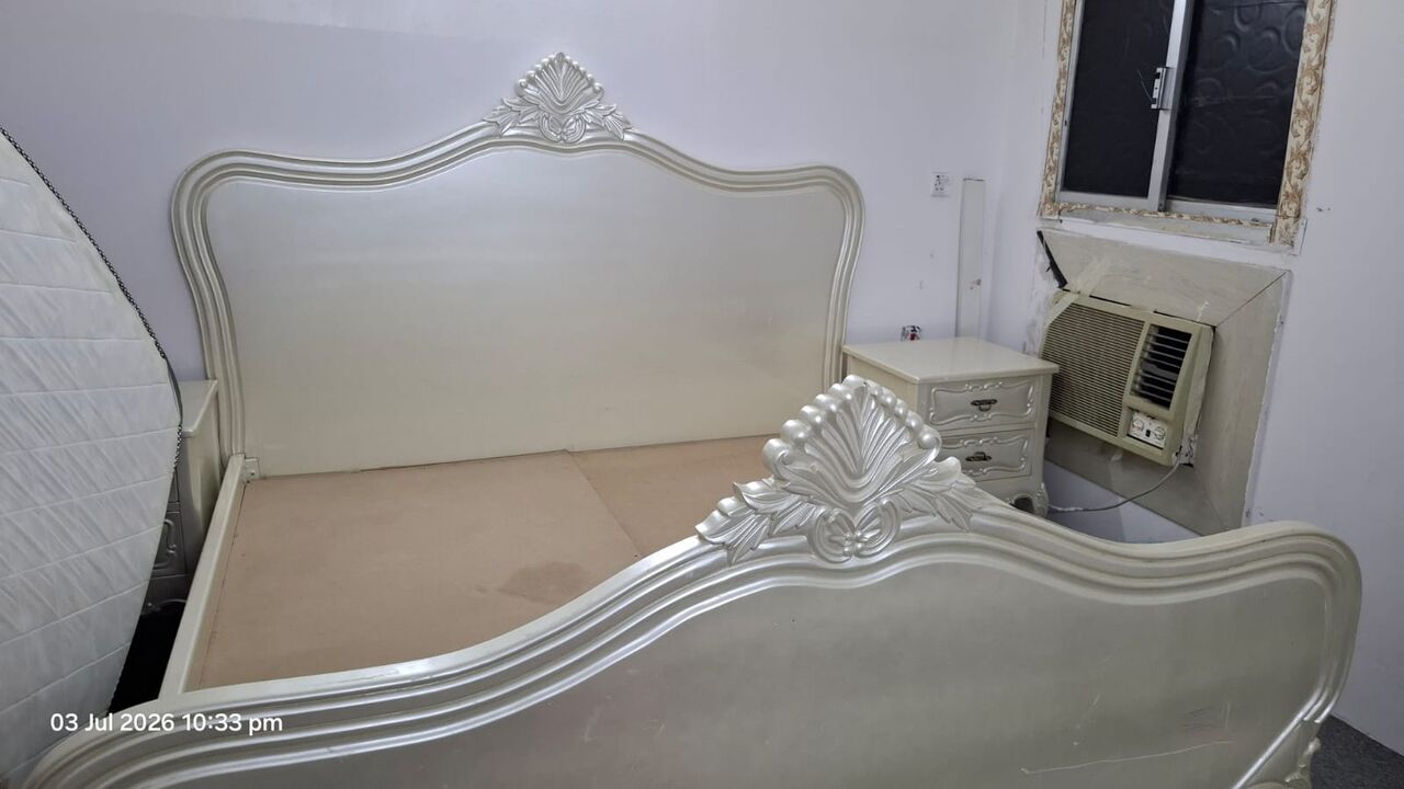 Al Jaradiyah, Household Items, SAR 250,  Victorian Style King Size Bed With Side Tables (without Mattress)