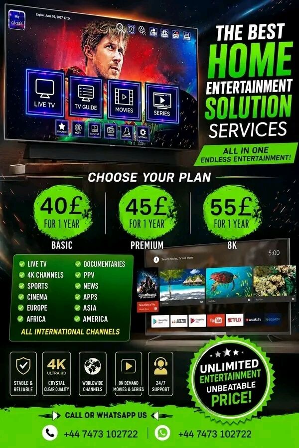 Melbourne, Marketing, UK Entertainment Package | Live Sports, Movies, TV Series & FIFA World Cup 2026