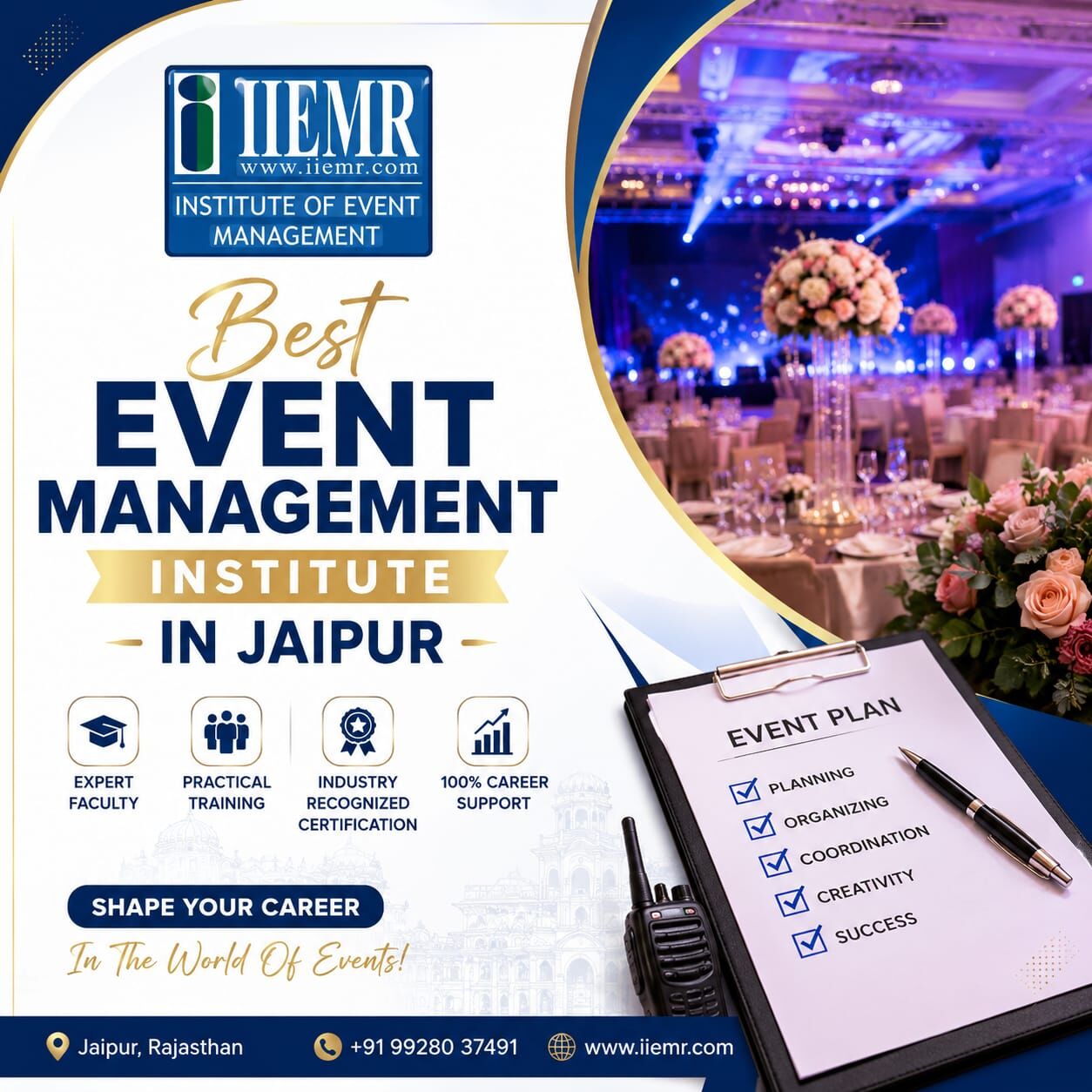 Jaipur, Marketing, Best Event Management Institute