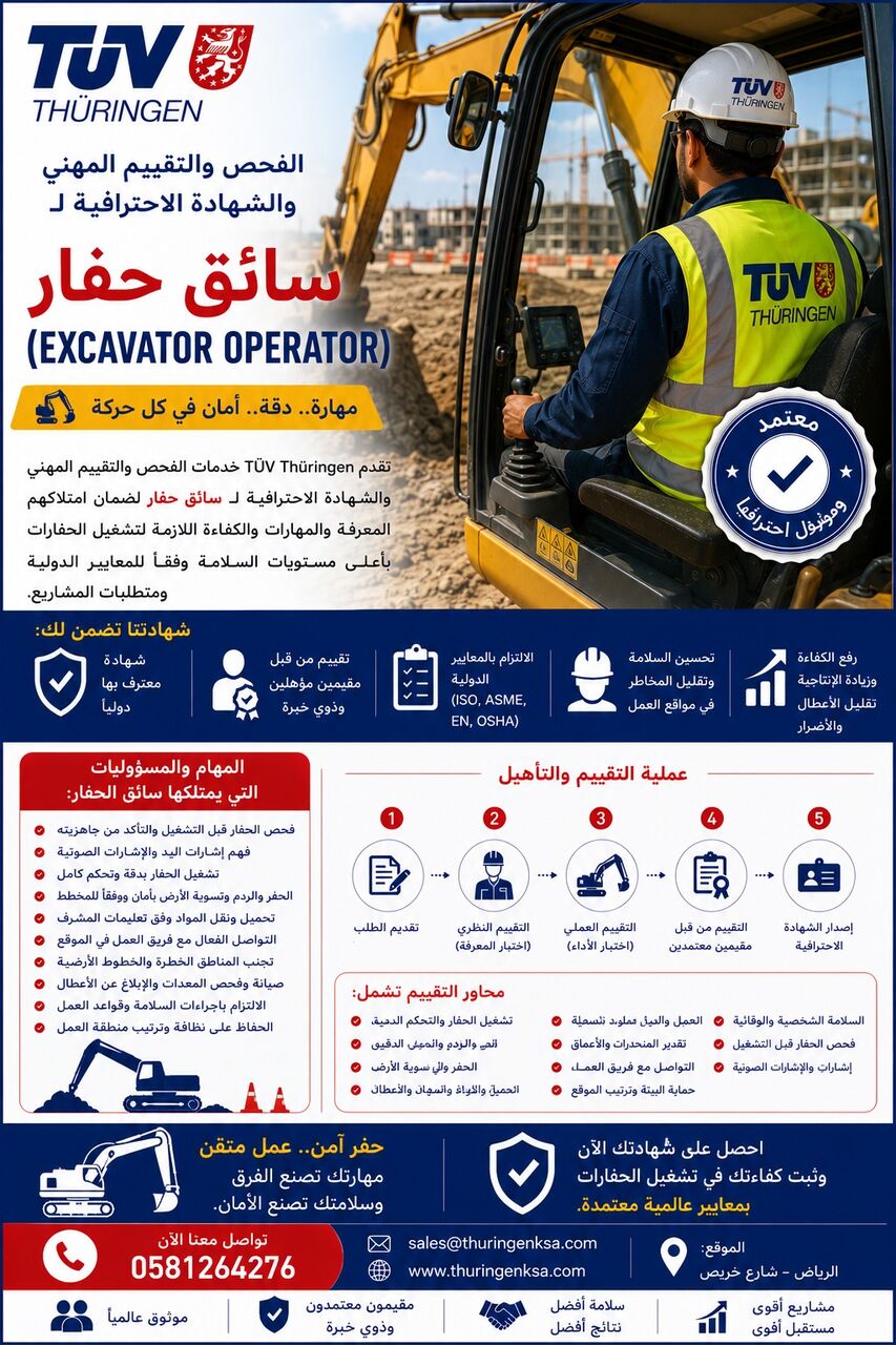 Riyadh, Heavy Equipment, SAR 250,  TUV