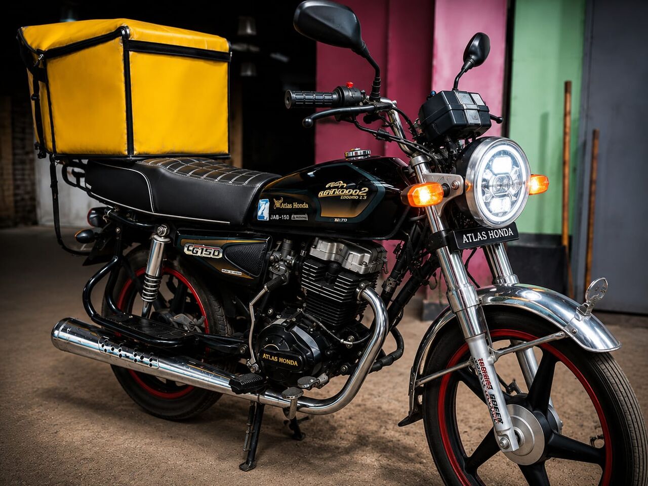 Tabuk City (PH), Motorcycles, SAR 500,  Delivery Bike CG 150 Model 2022 For Rent