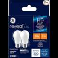 USD 10,  Bright & Money Saving GE Reveal Light Bulbs | LED 2-Pack