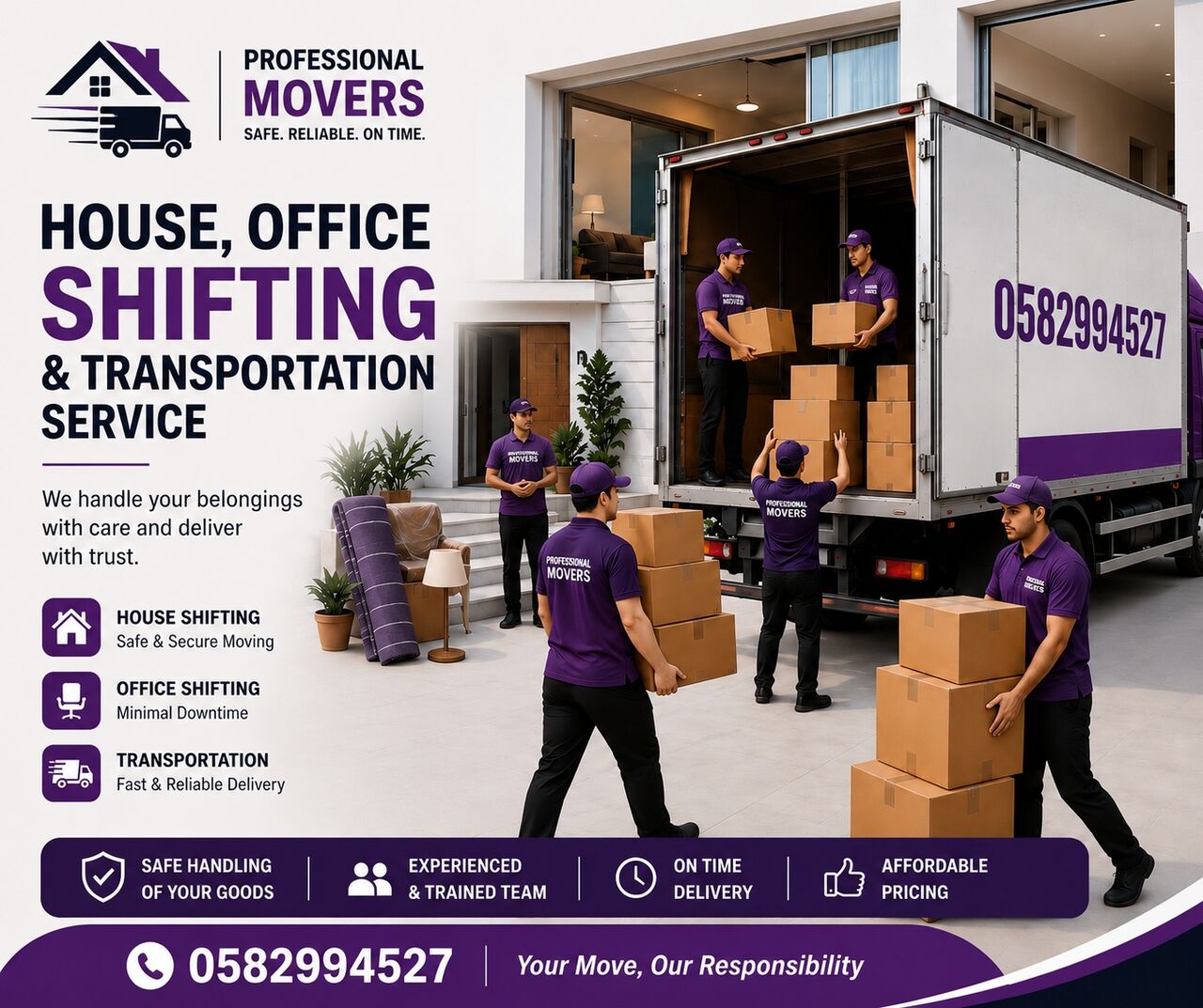 Thuqbah, Labor/Moving, Complete House & Office Shifting | Furniture Moving & Transportation Services 0582994527