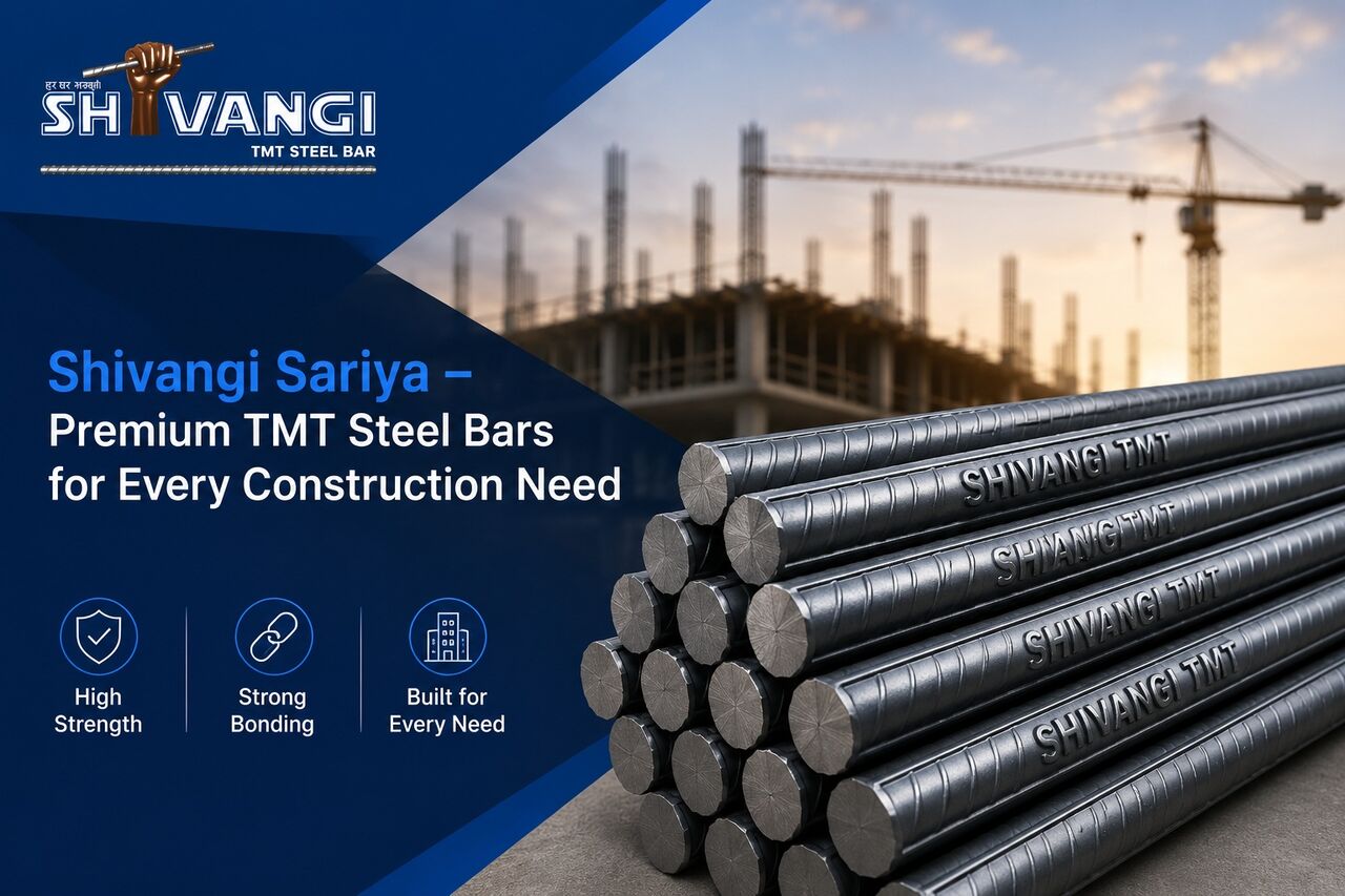 Indore, Materials, Shivangi Sariya &ndash; Premium TMT Steel Bars For Every Construction Need